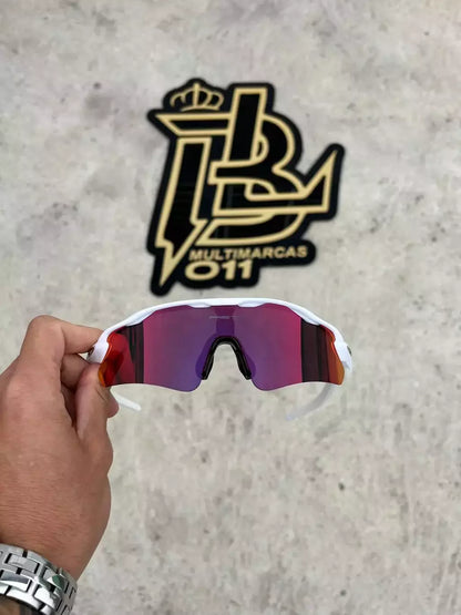 RADAR EV BRANCO LENTES DARK RUBY