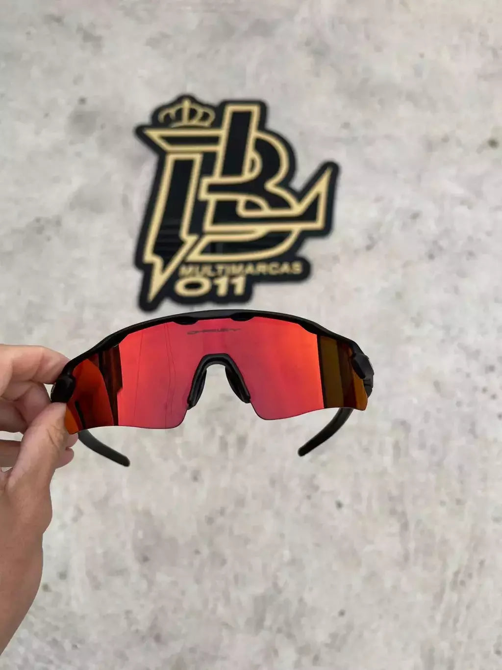 RADAR EV PRETO LENTES DARK RUBY