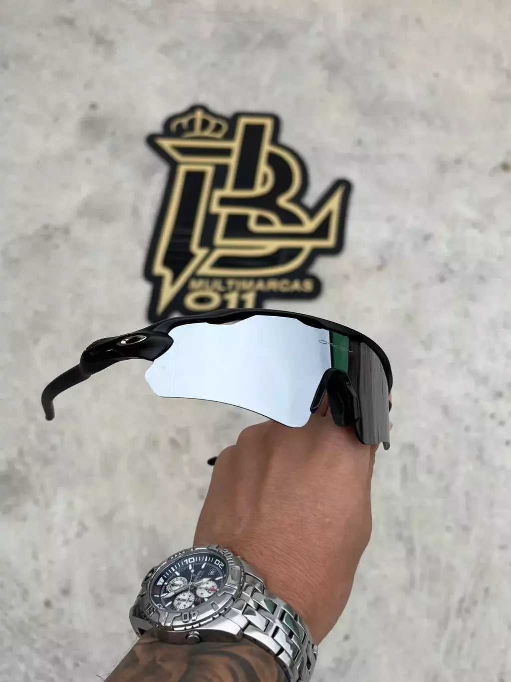 RADAR EV PRETO LENTES ESPELHADA