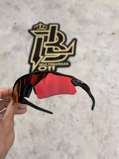 RADAR EV PRETO LENTES DARK RUBY