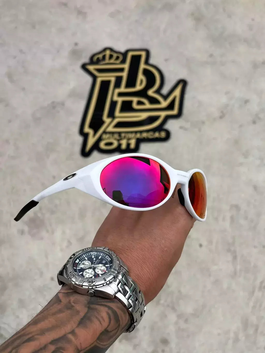 EYE JACKET BRANCO LENTES TANZANITE