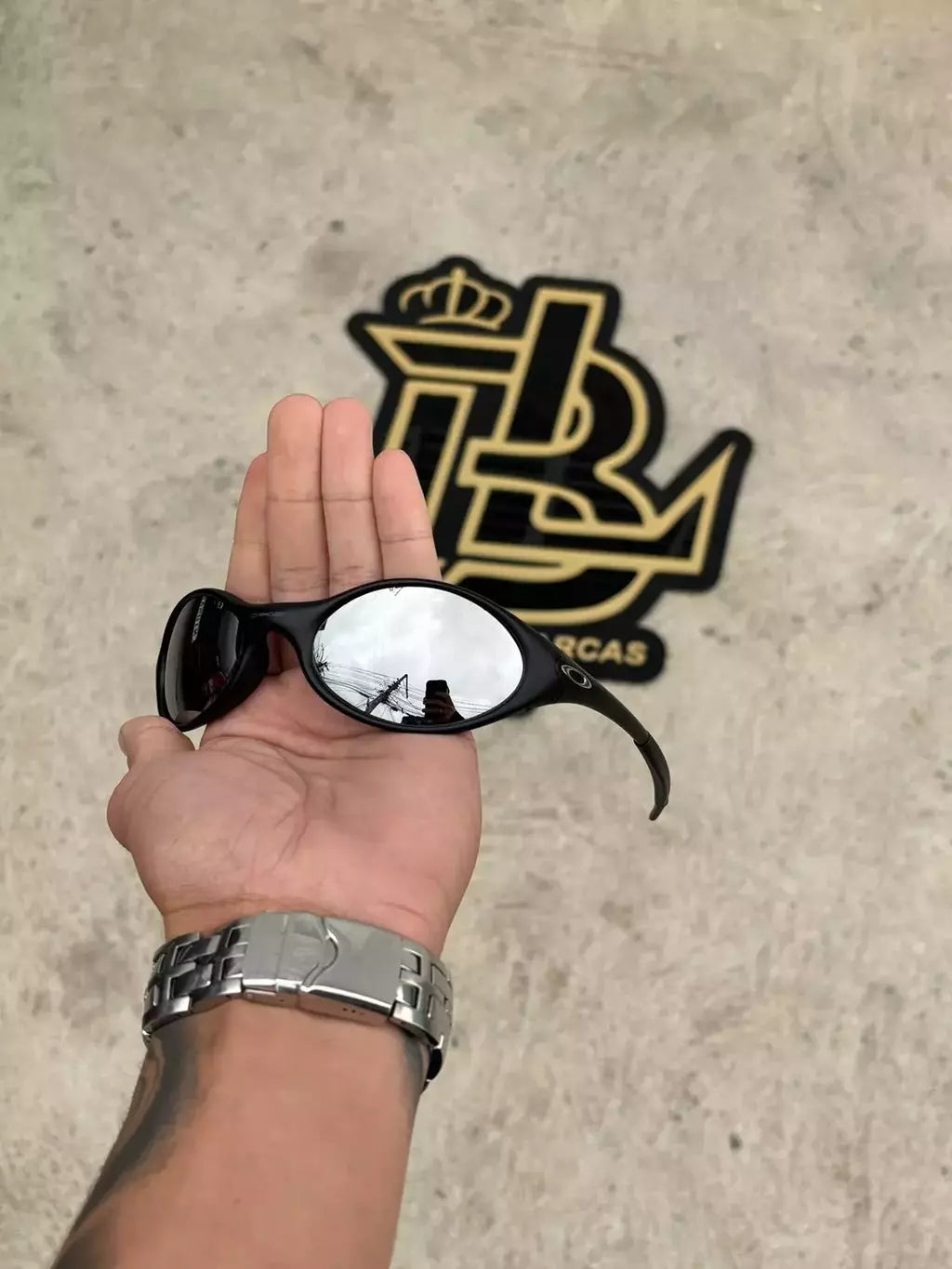 EYE JACKET PRETO LENTES ESPELHADO