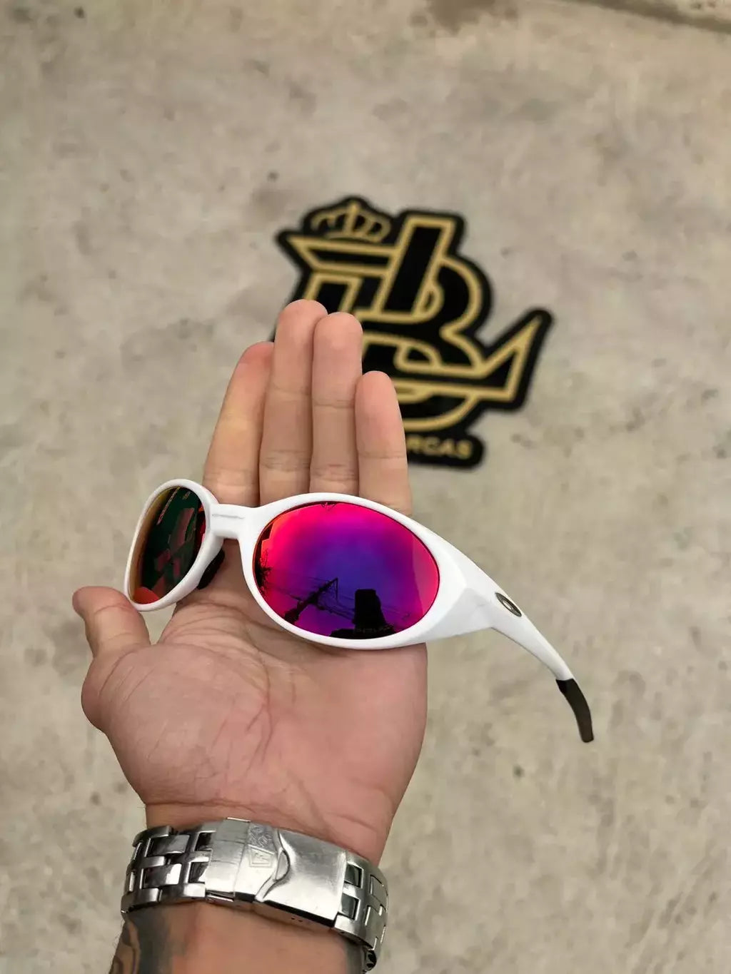 EYE JACKET BRANCO LENTES TANZANITE