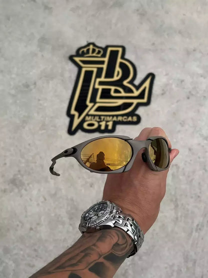 ROMEO1 X METAL LENTES GOLD CAFÉ / LINHA PREMIUM