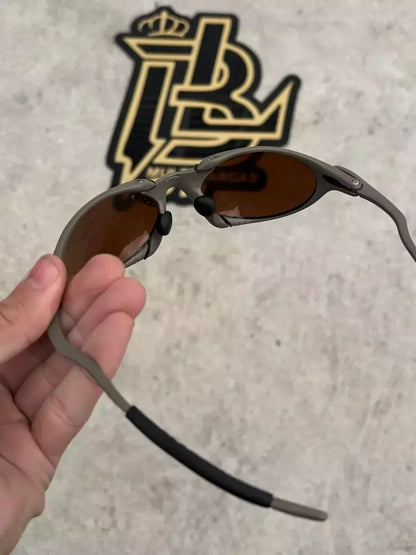ROMEO1 X METAL LENTES GOLD CAFÉ / LINHA PREMIUM