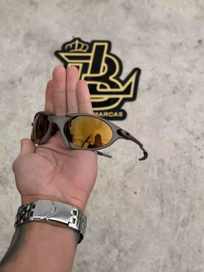 ROMEO1 X METAL LENTES GOLD CAFÉ / LINHA PREMIUM