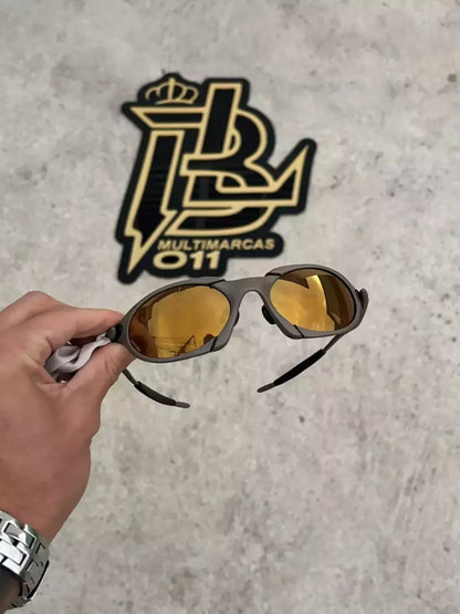 ROMEO1 X METAL LENTES GOLD CAFÉ / LINHA PREMIUM