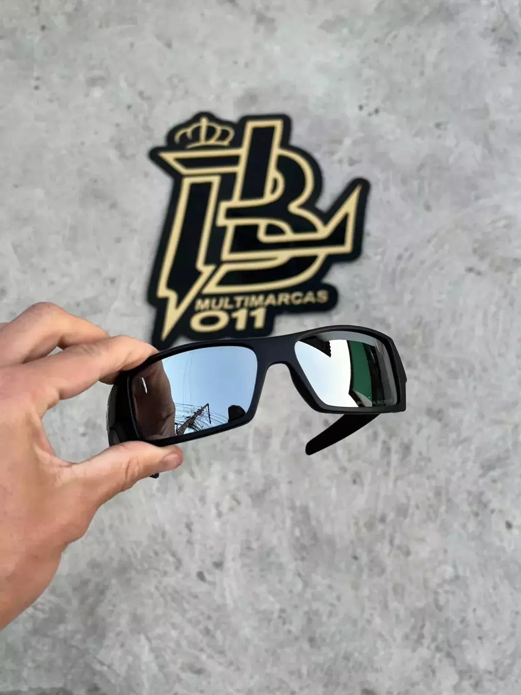 GASCAN PRETO LENTES ESPELHADO
