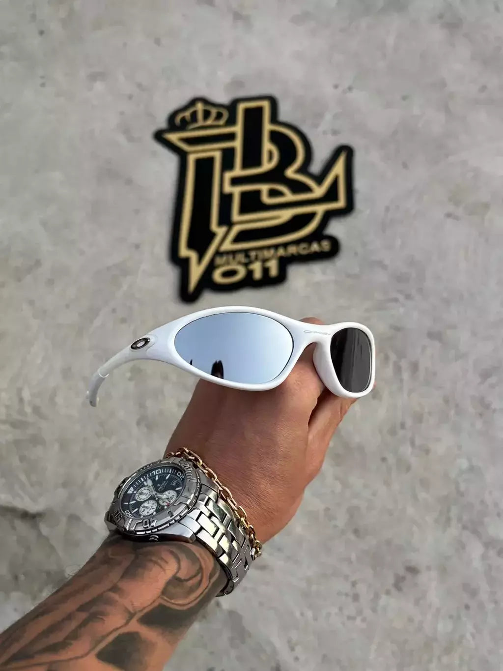 MINUTE BRANCO LENTES ESPELHADO