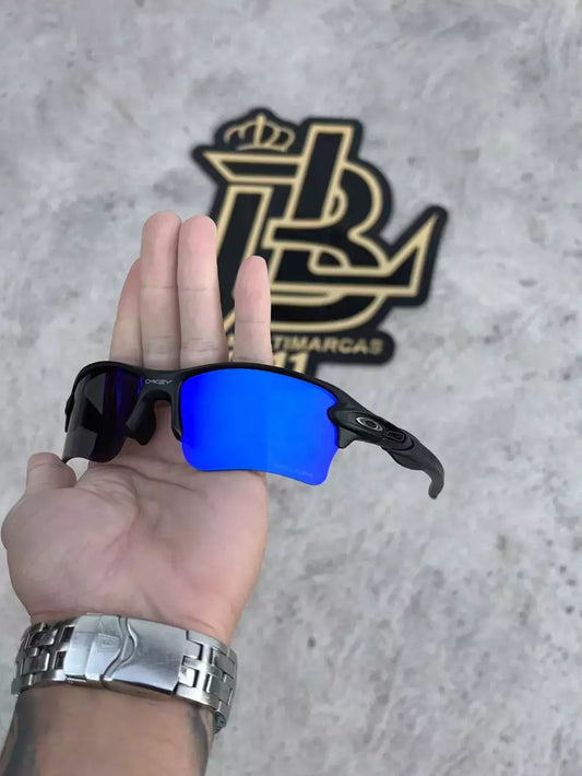 FLAK 2.0 PRETO LENTES AZUL ESCURO