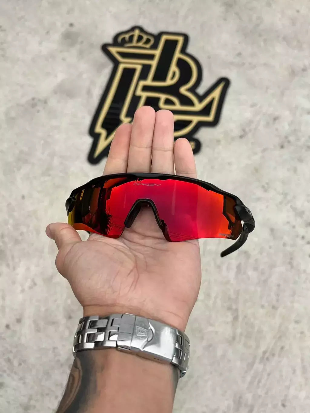 RADAR EV PRETO LENTES DARK RUBY PREMIUM