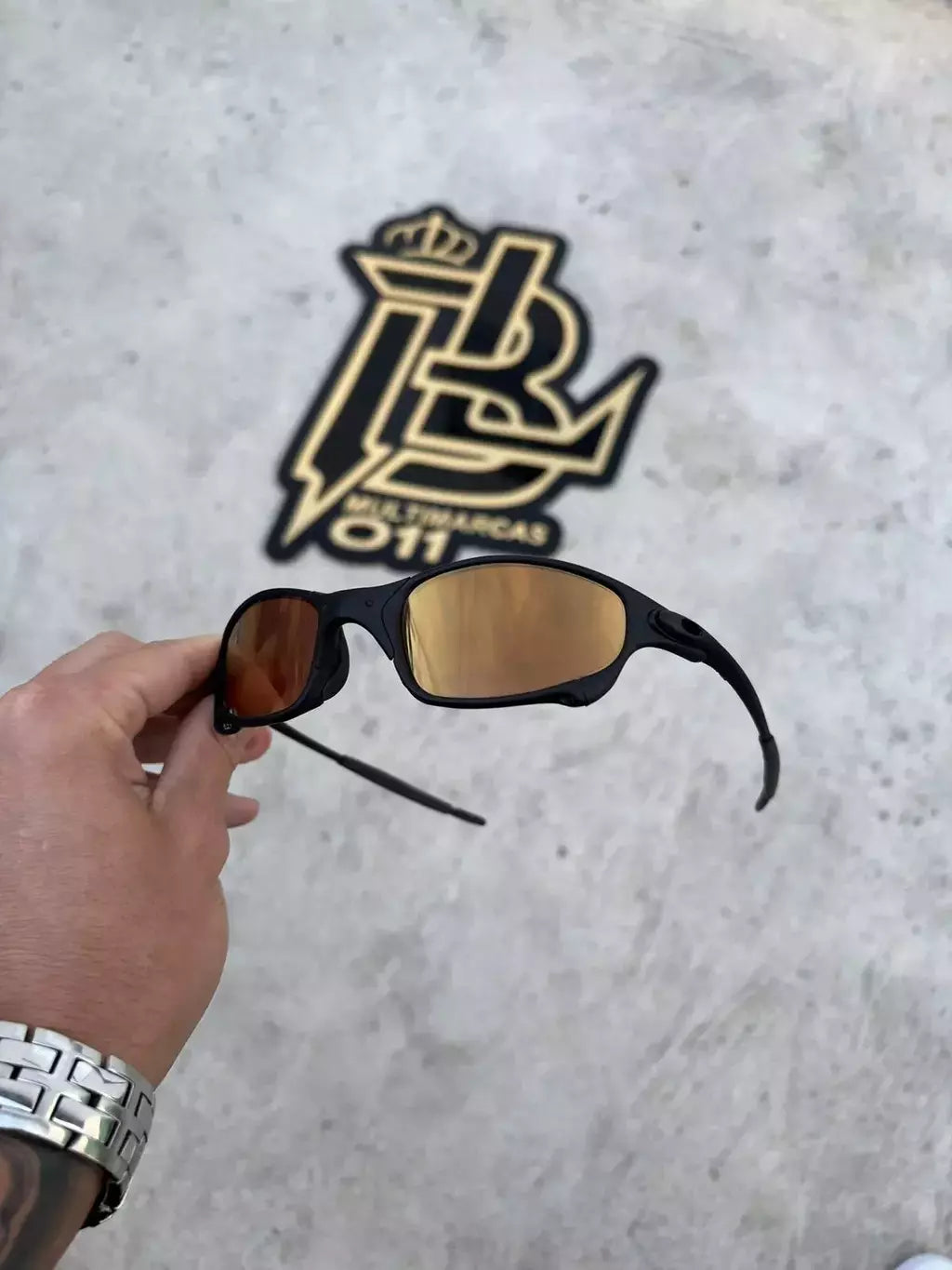 JULIET CARBON LENTES GOLD CAFÉ KIT PRETO