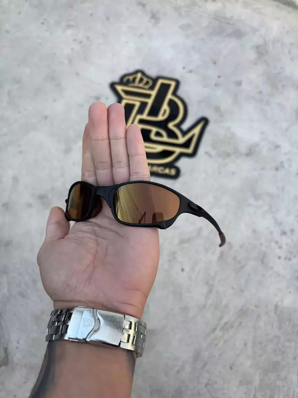 JULIET CARBON LENTES GOLD CAFÉ KIT MARROM