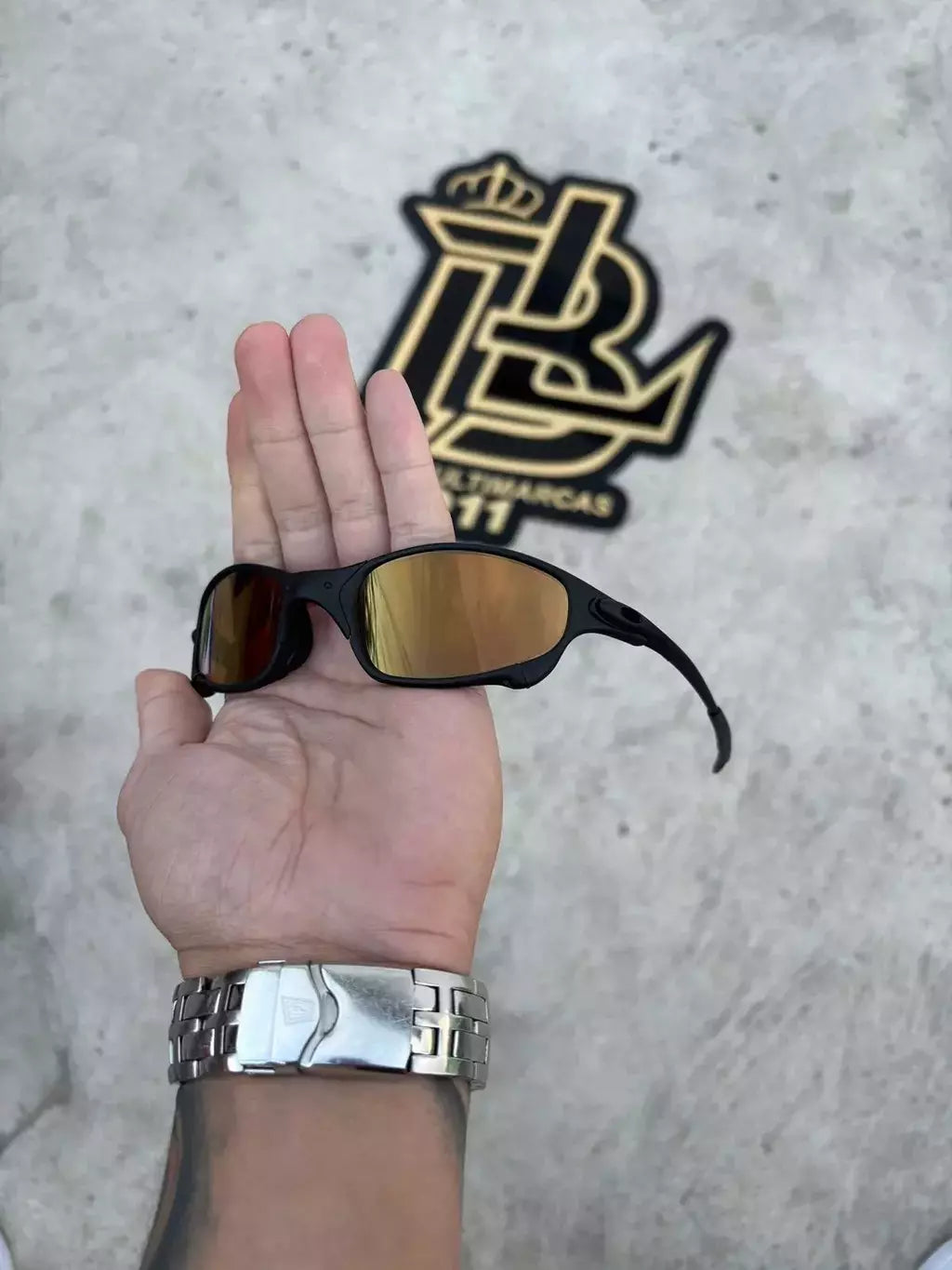 JULIET CARBON LENTES GOLD CAFÉ KIT PRETO