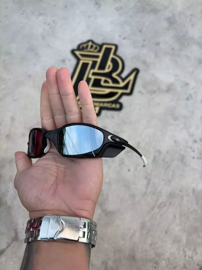 JULIET CARBON LENTES ESPELHADO / KIT BRANCO + SIDE BLINDER PRETO