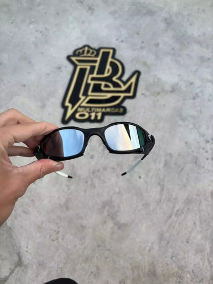 JULIET CARBON LENTES ESPELHADO / KIT BRANCO + SIDE BLINDER PRETO
