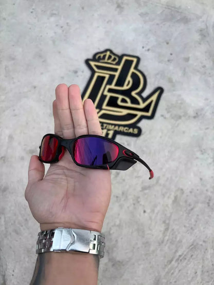 JULIET CARBON LENTES TORCH KIT VERMELHO + SIDE BLINDER PRETO