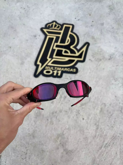 JULIET CARBON LENTES TORCH KIT VERMELHO + SIDE BLINDER PRETO