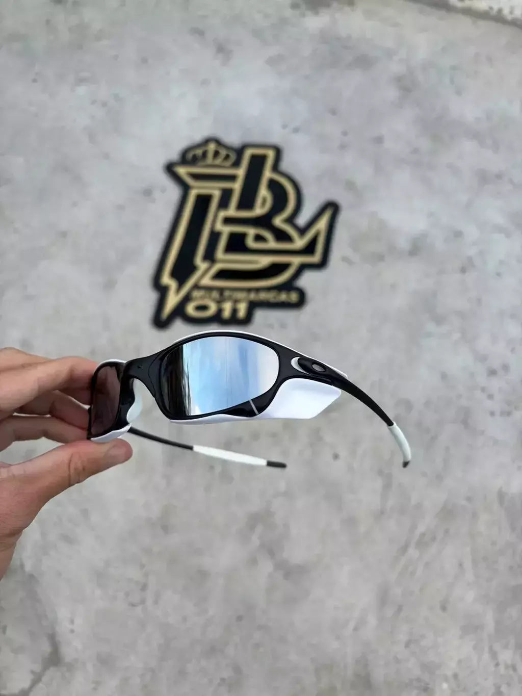 JULIET CARBON LENTES ESPELHADO KIT BRANCO + SIDE BLINDER BRANCO