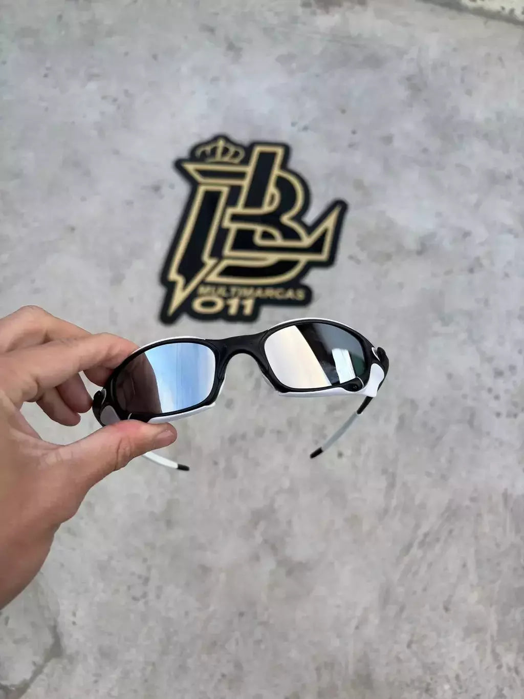 JULIET CARBON LENTES ESPELHADO KIT BRANCO + SIDE BLINDER BRANCO