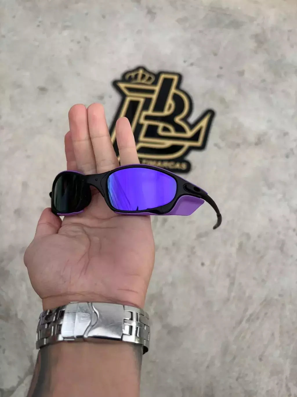 JULIET CARBON LENTES ROXA / KIT ROXO + SIDE BLINDER ROXO