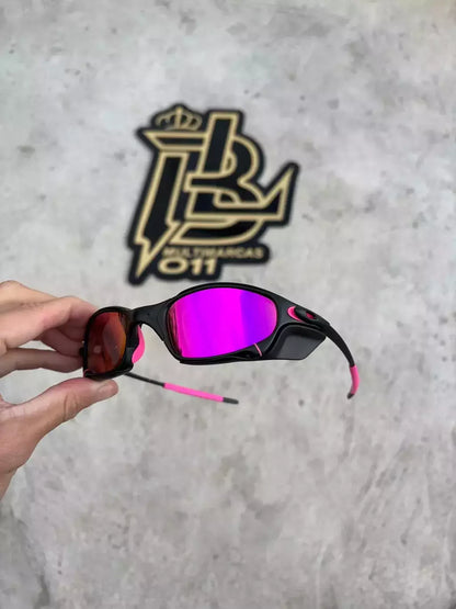 JULIET CARBON LENTES ROSA / KIT ROSA + SIDE BLINDER PRETO