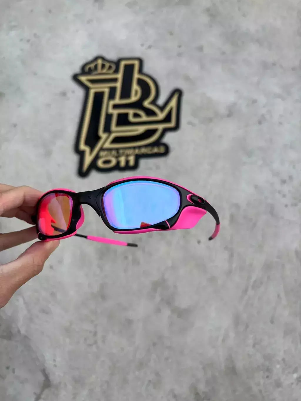 JULIET CARBON LENTES PRISMA / KIT ROSA + SIDE BLINDER ROSA