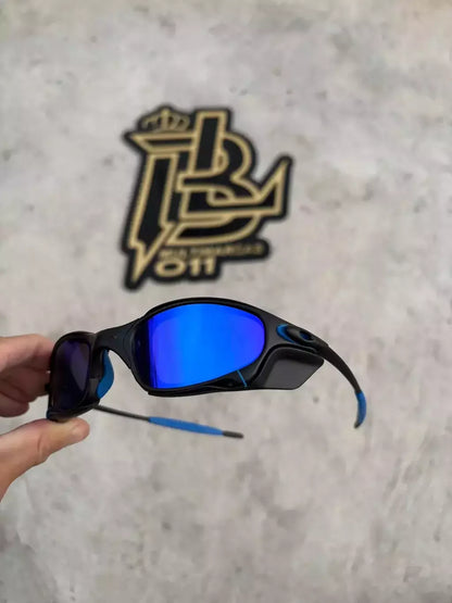 JULIET CARBON LENTES AZUL ESCURO / KIT AZUL + SIDE BLINDER PRETO