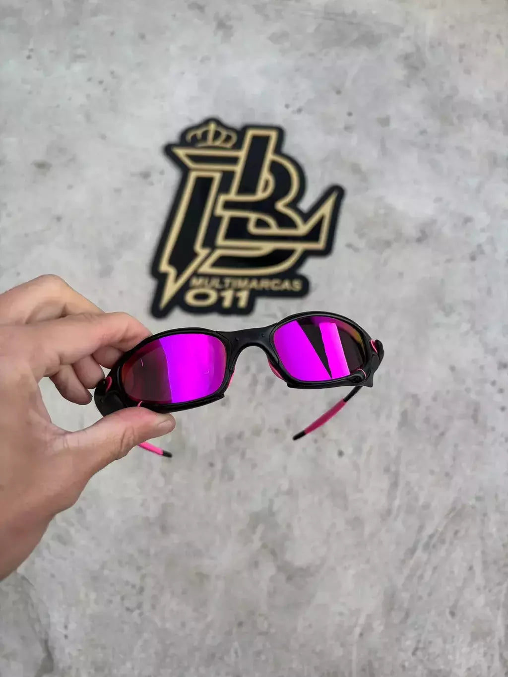 JULIET CARBON LENTES ROSA / KIT ROSA + SIDE BLINDER PRETO