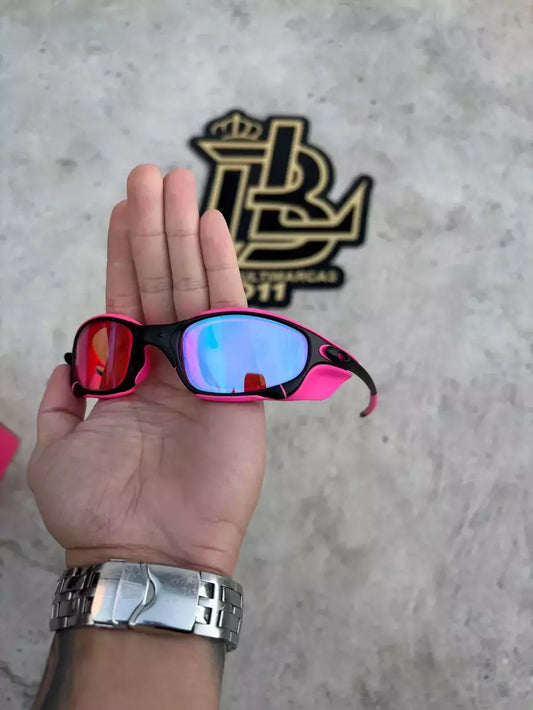 JULIET CARBON LENTES PRISMA / KIT ROSA + SIDE BLINDER ROSA
