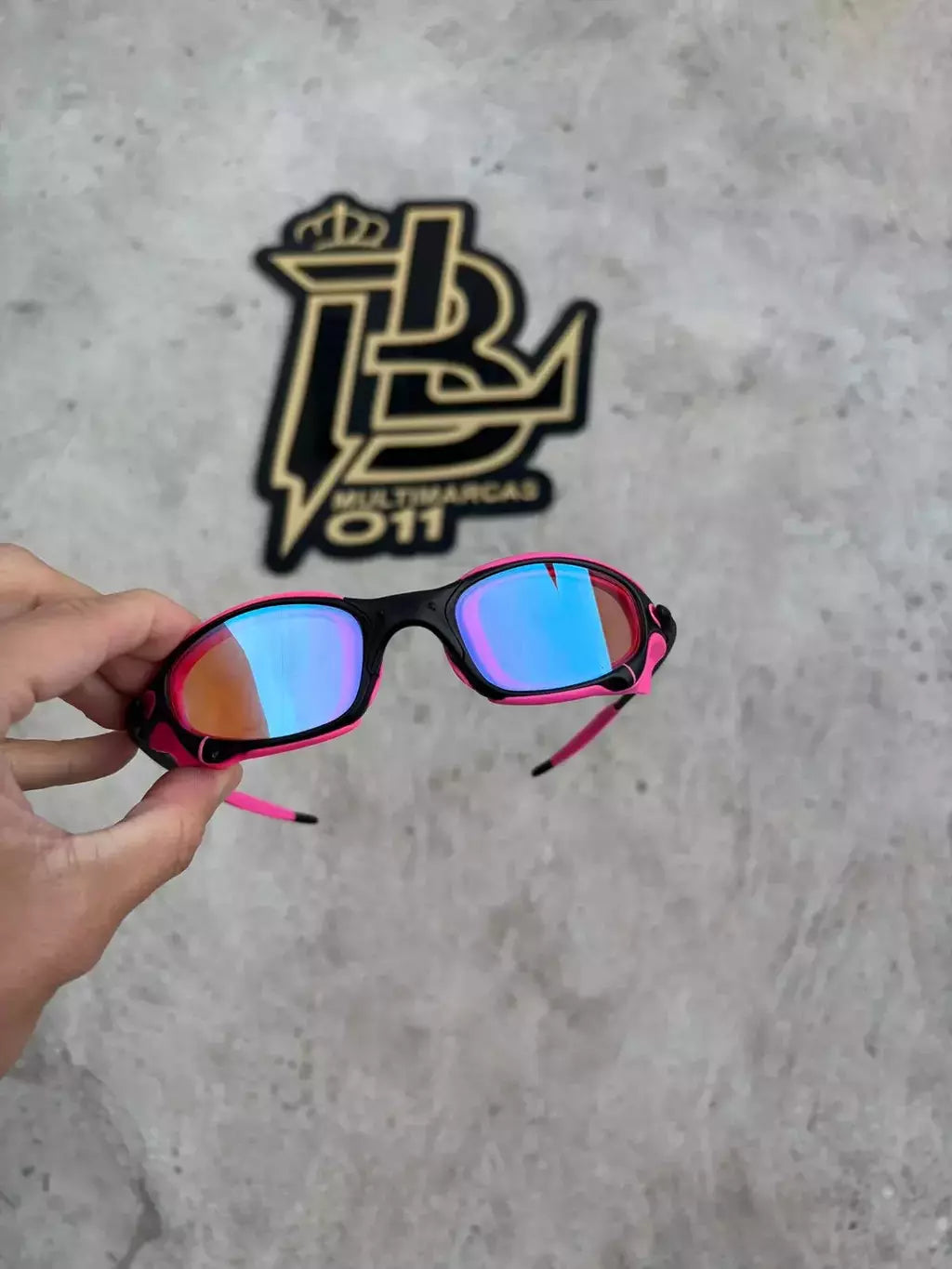 JULIET CARBON LENTES PRISMA / KIT ROSA + SIDE BLINDER ROSA