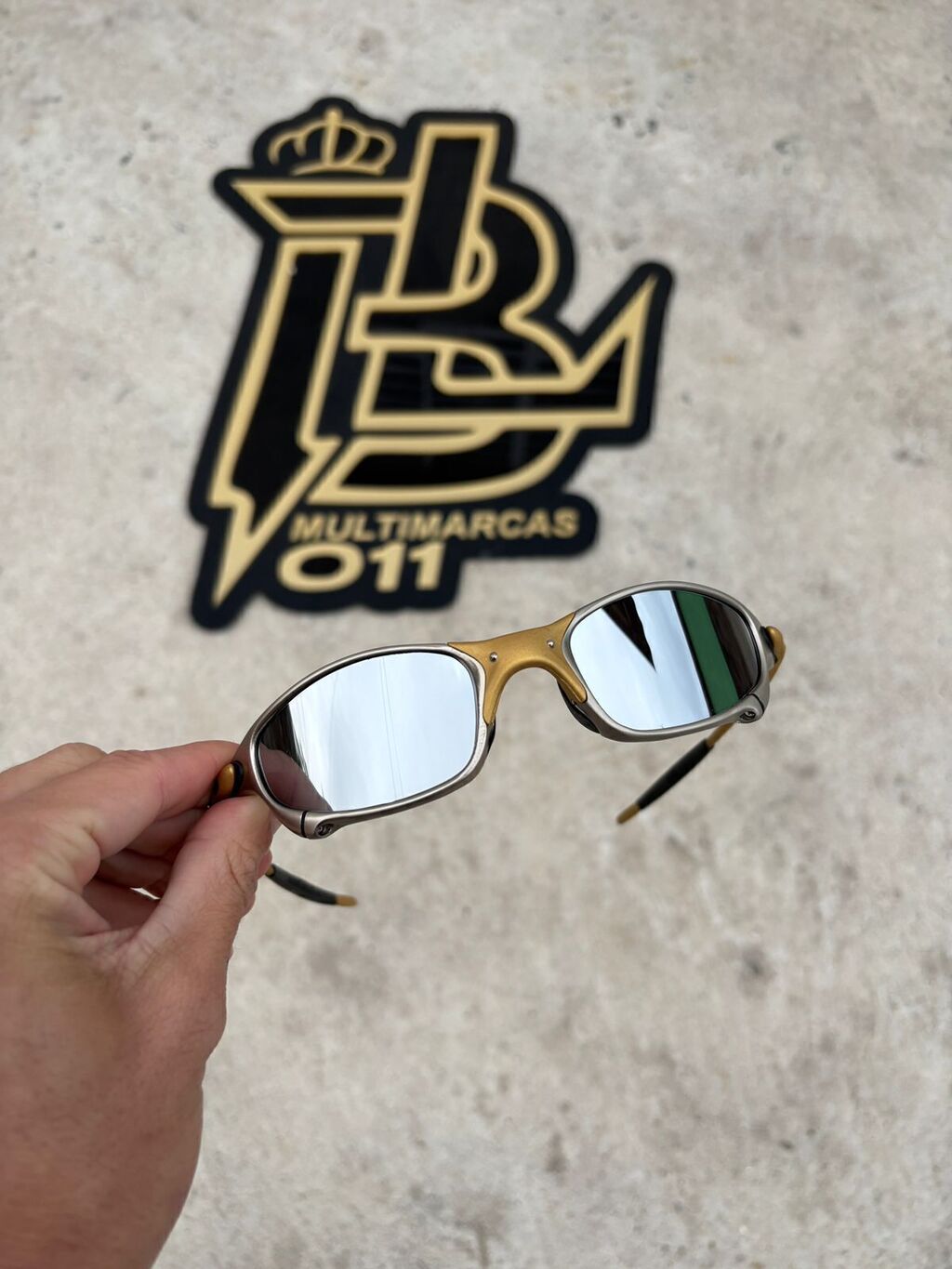JULIET 24K LENTES ESPELHADO KIT PRETO