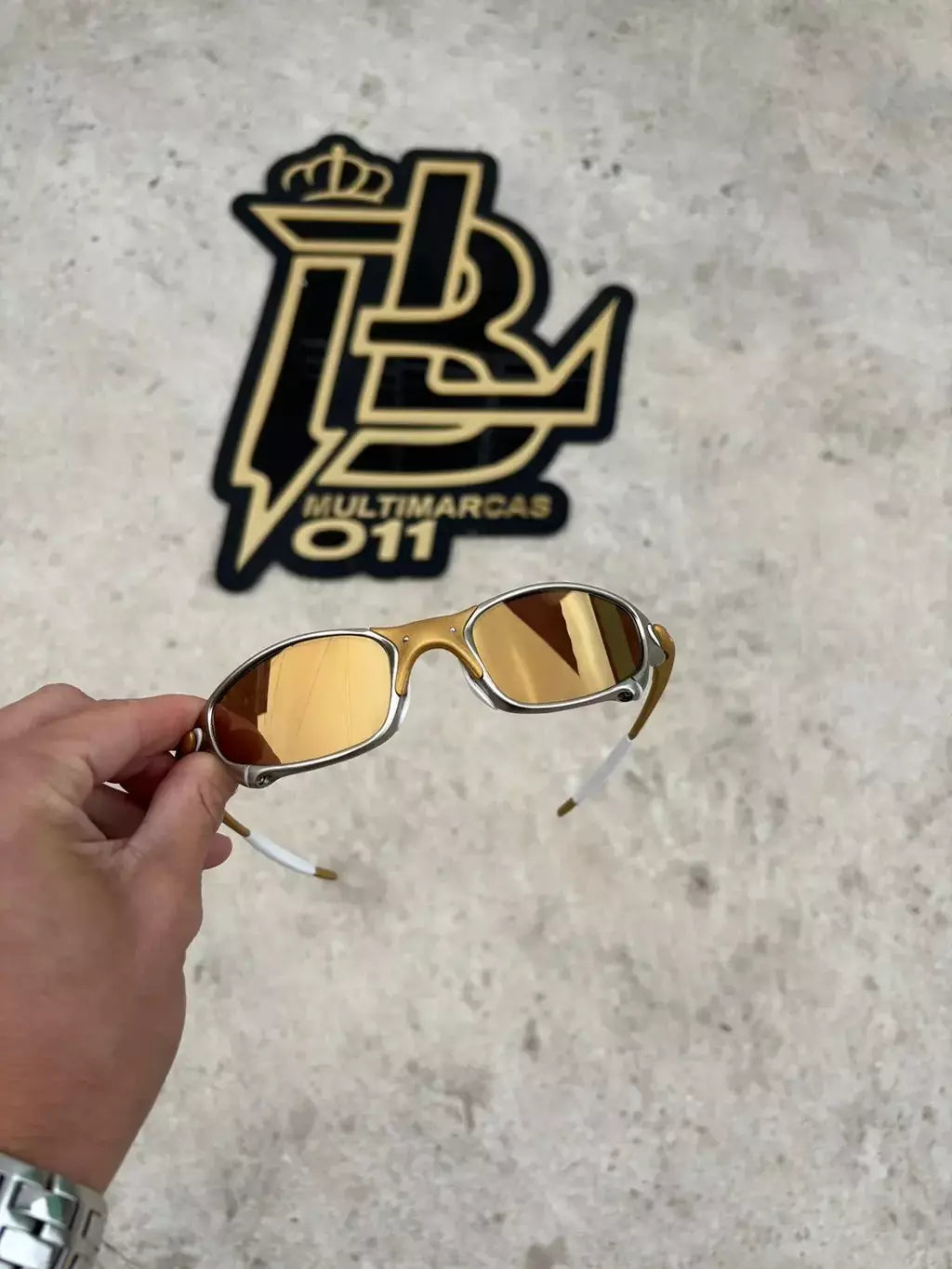 JULIET 24K LENTES GOLD CAFÉ KIT BRANCO