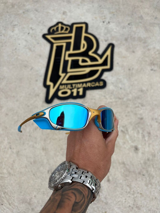 JULIET 24K LENTES ICE KIT AZUL SIDE BLINDER AZUL