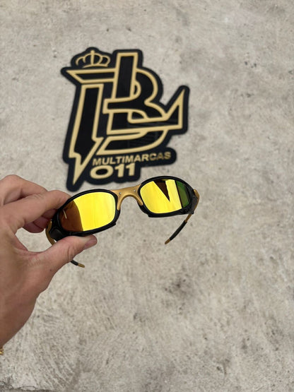 JULIET CORVETTE ARO CARBON LENTES GOLD KIT PRETO SIDE BLINDER PRETO