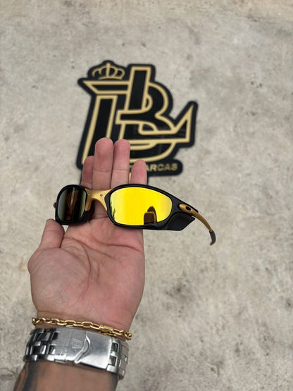JULIET CORVETTE ARO CARBON LENTES GOLD KIT PRETO SIDE BLINDER PRETO