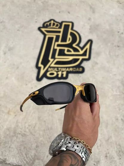 JULIET CORVETTE ARO CARBON LENTES BLACK + SIDE BLINDER PRETO