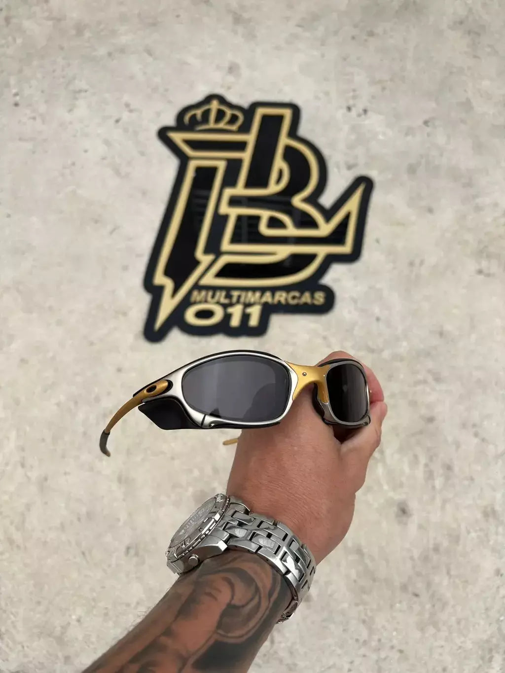 JULIET 24K LENTES BLACK KIT PRETO SIDE BLINDER PRETO
