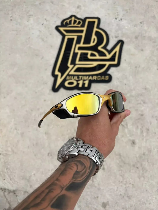 JULIET 24K LENTES GOLD KIT PRETO SIDE BLINDER PRETO