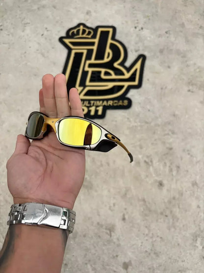 JULIET 24K LENTES GOLD KIT PRETO SIDE BLINDER PRETO