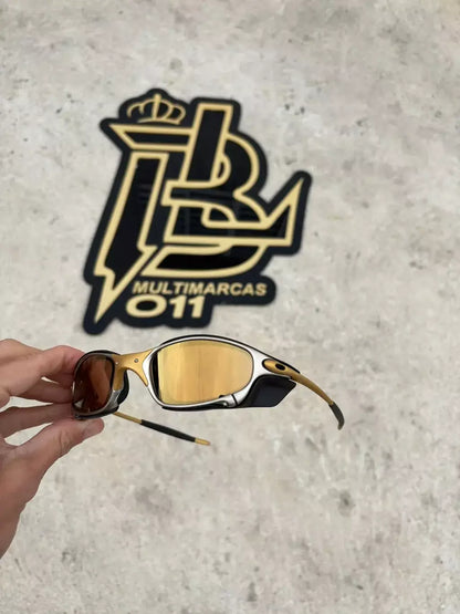 JULIET 24K LENTES GOLD CAFÉ KIT PRETO SIDE BLINDER PRETO
