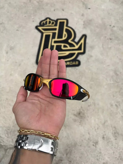 JULIET CORVETTE ARO CARBON LENTES RUBI KIT BRANCO SIDE BLINDER PRETO