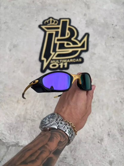 JULIET CORVETTE ARO CARBON LENTES ROXA KIT PRETO SIDE BLINDER PRETO