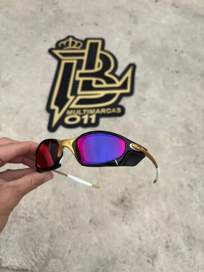 JULIET CORVETTE ARO CARBON LENTES TANZANITE KIT BRANCO SIDE BLINDER PRETO
