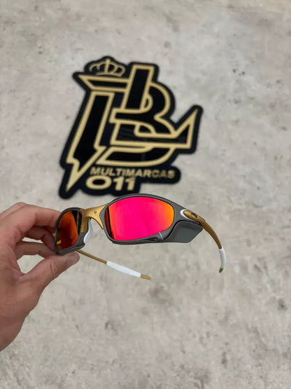 JULIET CORVETTE ARO X METAL LENTES RUBI KIT BRANCO SIDE BLINDER CINZA