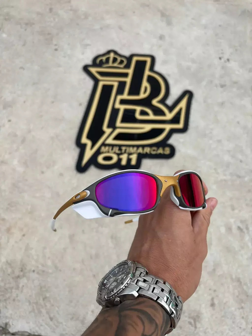 JULIET CORVETTE ARO X METAL LENTES TANZANITE KIT BRANCO SIDE BLINDER BRANCO