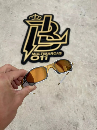 JULIET CORVETTE ARO X METAL LENTES GOLD CAFÉ KIT BRANCO SIDE BLINDER BRANCO
