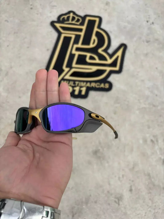 JULIET CORVETTE ARO X METAL LENTES ROXA KIT PRETO SIDE BLINDER CINZA