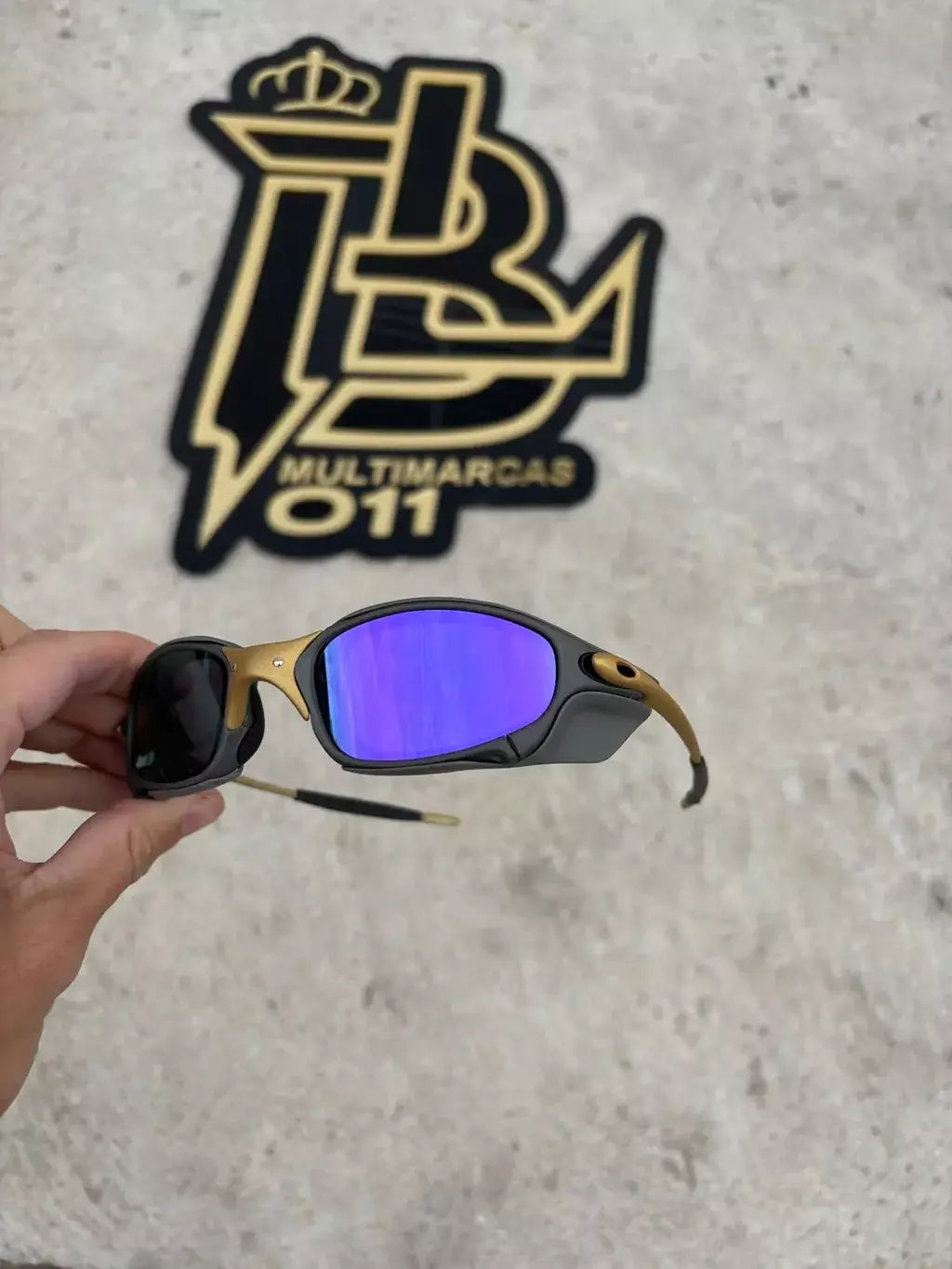 JULIET CORVETTE ARO X METAL LENTES ROXA KIT PRETO SIDE BLINDER CINZA