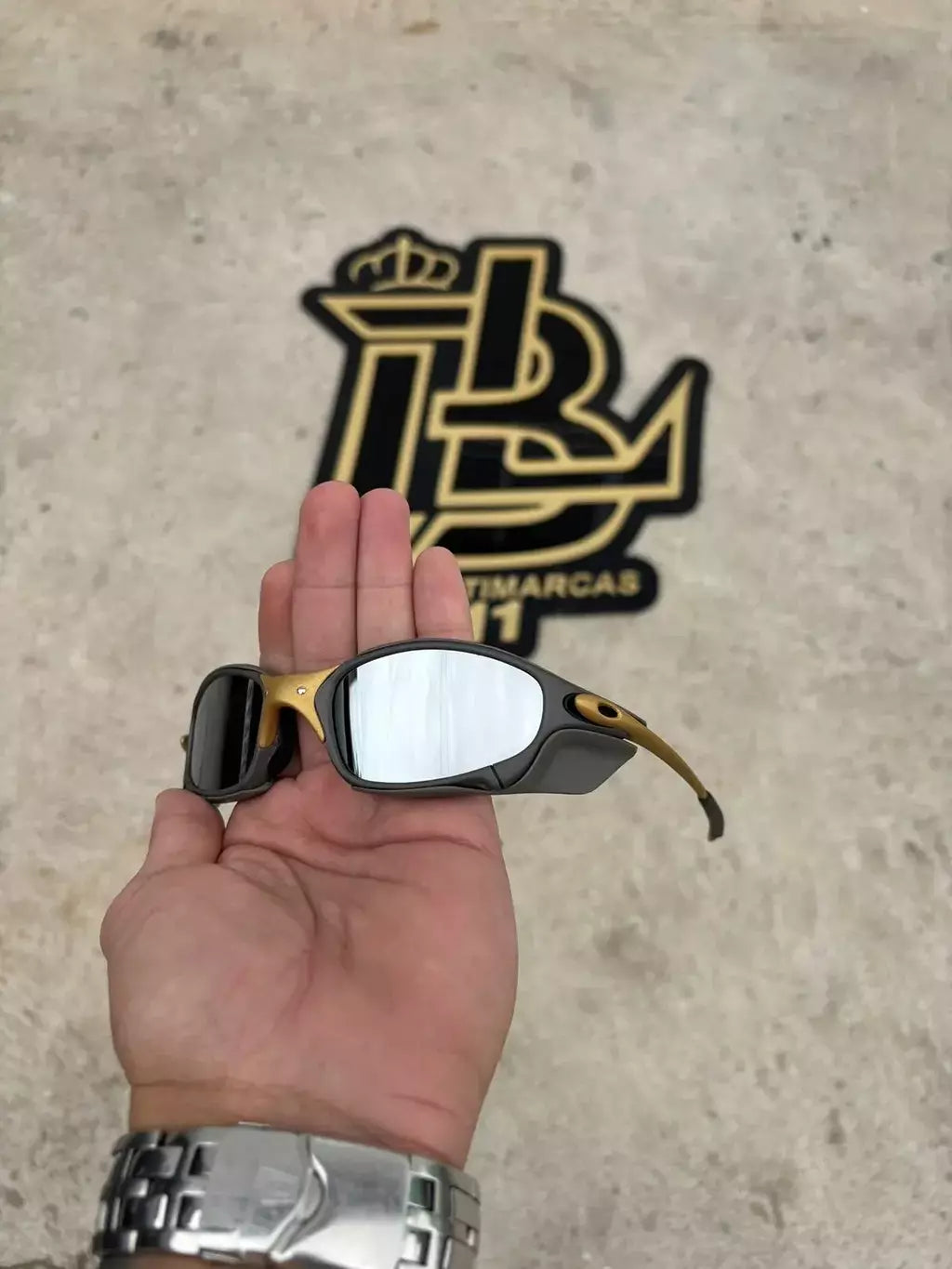 JULIET CORVETTE ARO X METAL LENTES ESPELHADO KIT PRETO SIDE BLINDER CINZA